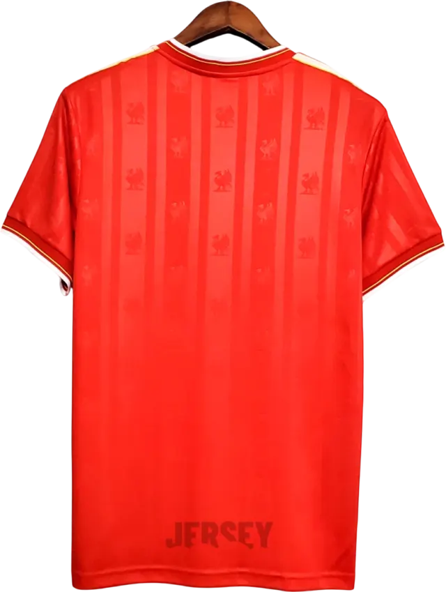 Camiseta Liverpool 1985 86 reverso