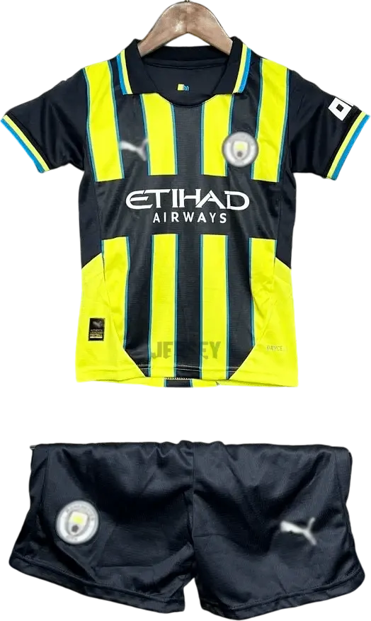 Camiseta Manchester City 2024-25 Versión Infantil Visitante