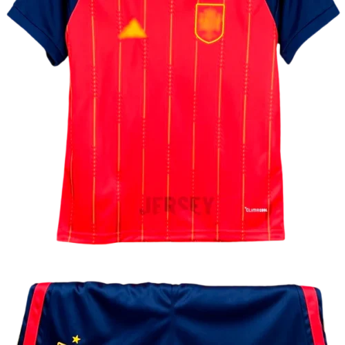 camiseta España 2026 versión infantil local