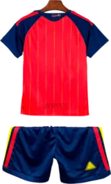 camiseta España 2026 versión infantil local reverso