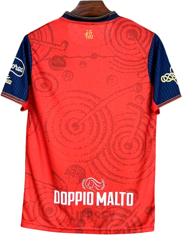 camiseta Cagliari 2024-25 tercera reverso