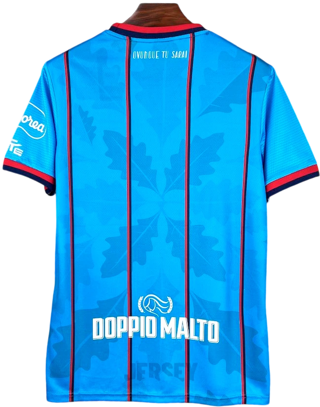 camiseta Cagliari 2025-26 visitante reverso