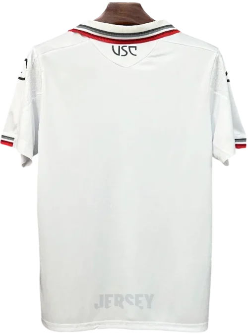 camisetas del Cremonese 2025-26 visitante reverso