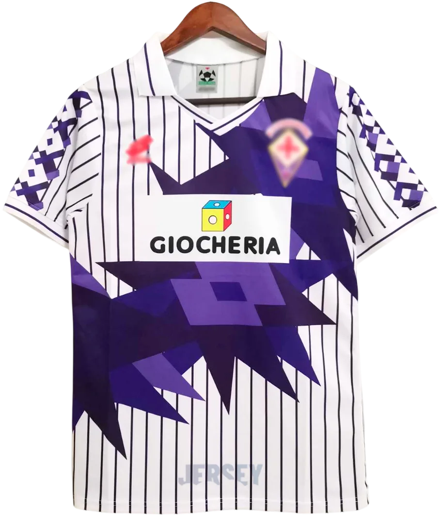 Camiseta Fiorentina 1991-92 Visitante
