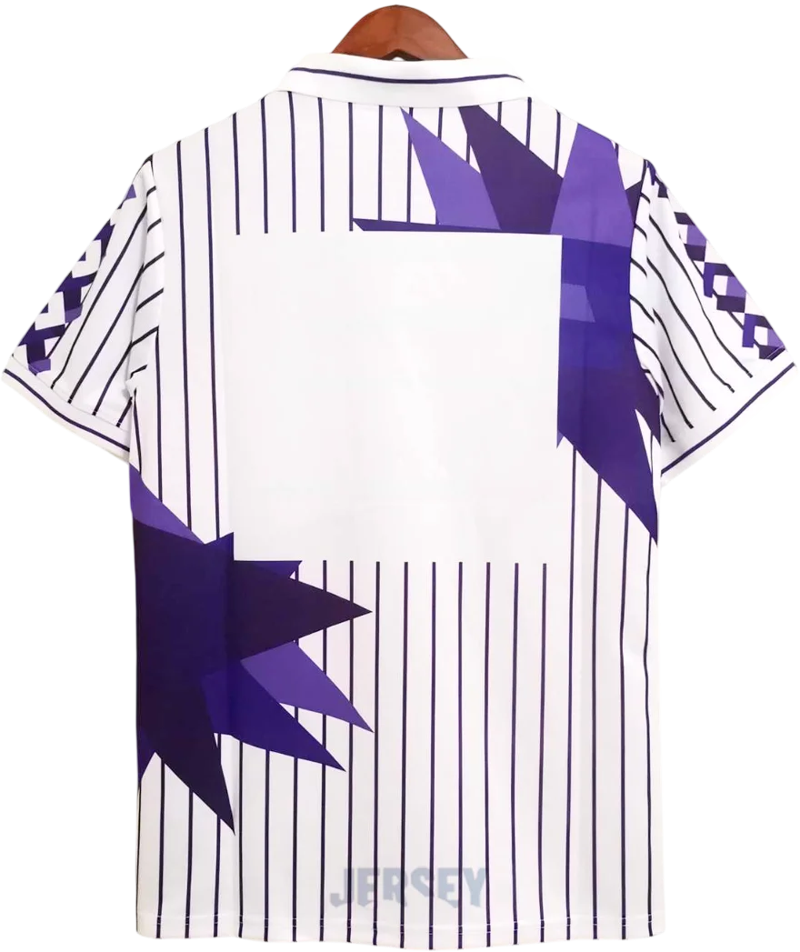camiseta fiorentina 1991-92 visitante reverso
