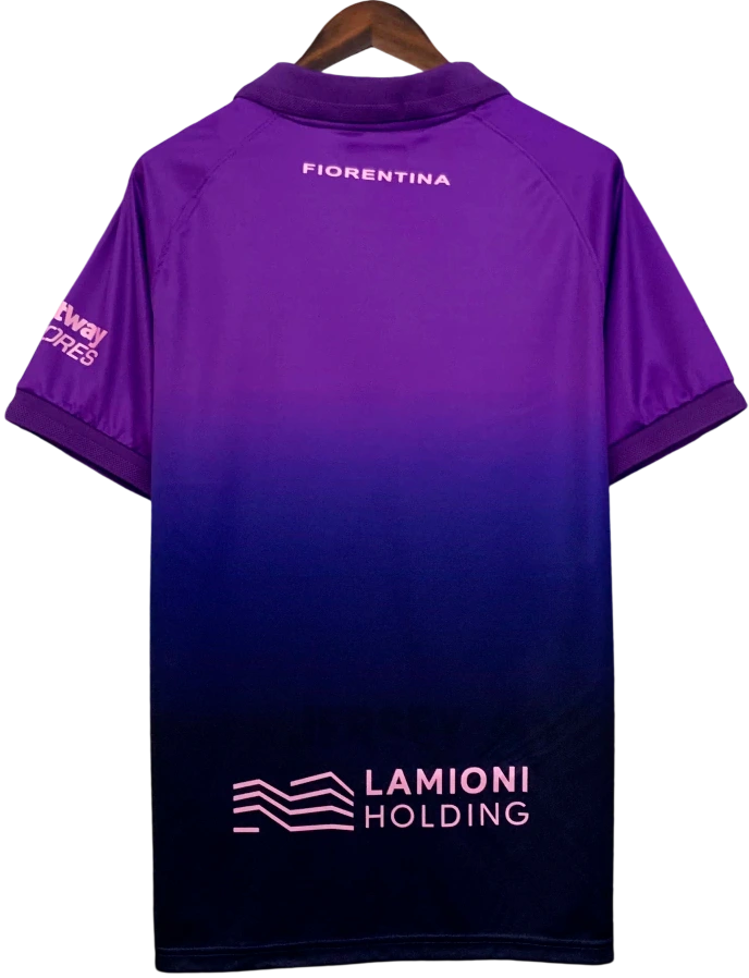 camiseta fiorentina 2024-25 cuarta reverso