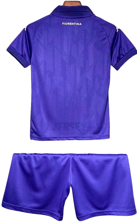 camiseta fiorentina 2024-25 local version infantil reverso