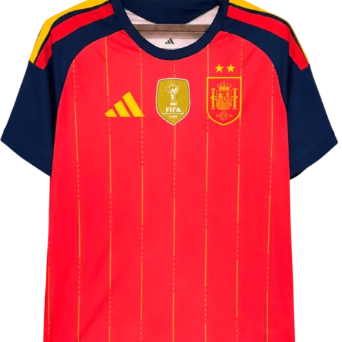 camiseta españa 2026 2 estrellas local