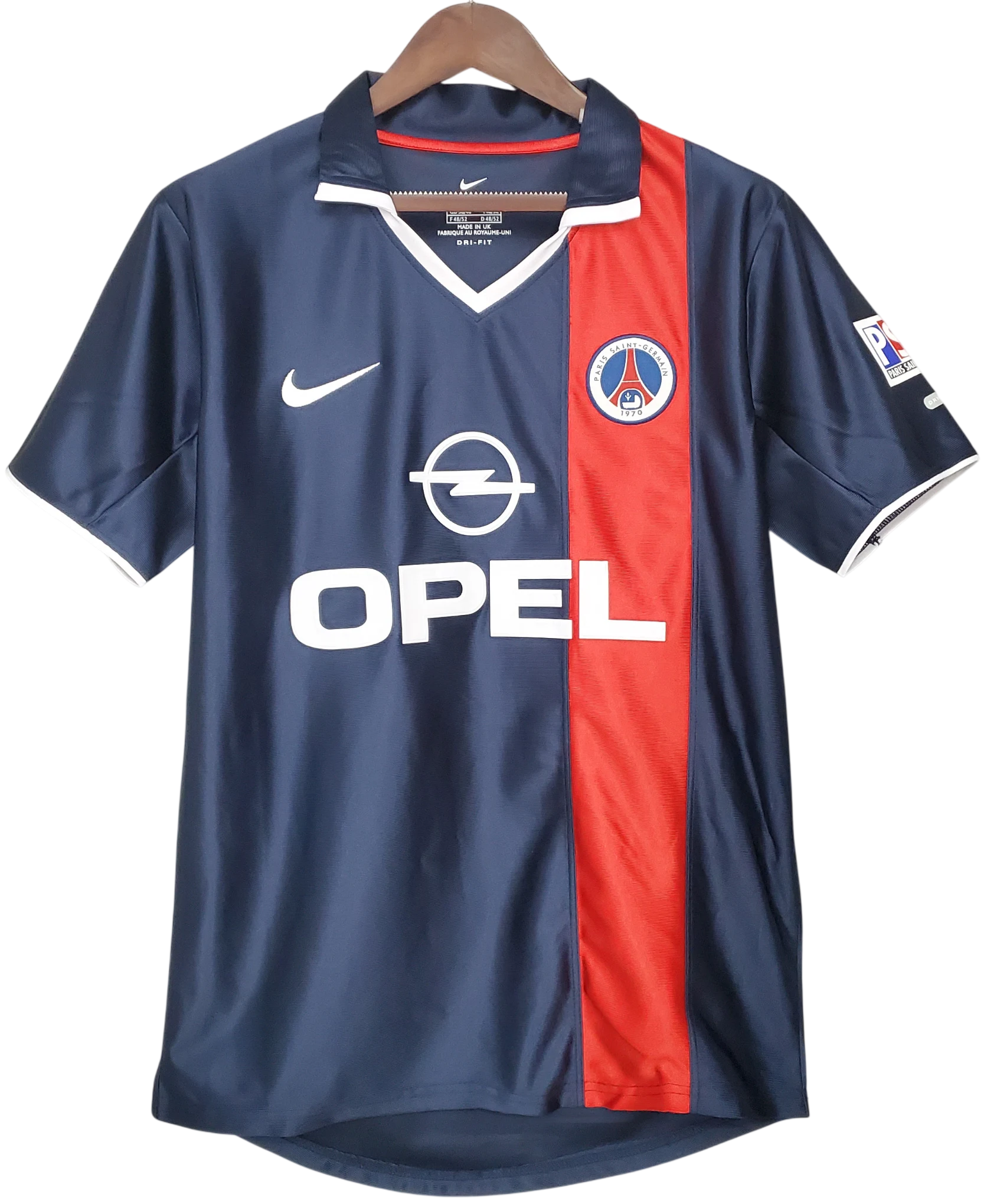 camiseta del psg 2001-02 local