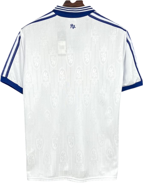 camiseta retro real zaragoza 1997-98 local reverso