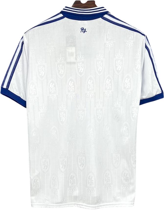 camiseta retro real zaragoza 1997-98 local reverso