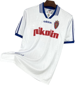 camiseta retro real zaragoza 1997-98 local