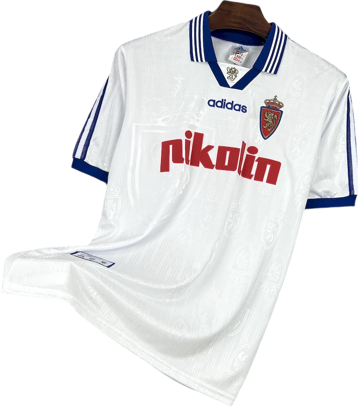 camiseta retro real zaragoza 1997-98 local