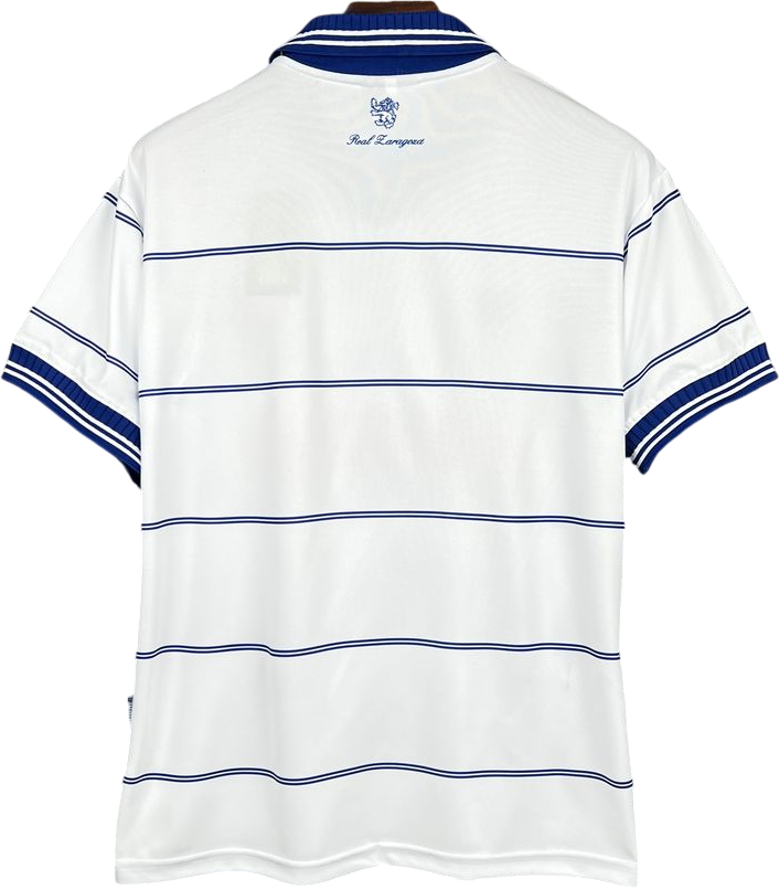 camiseta retro real zaragoza 2000-01 local reverso
