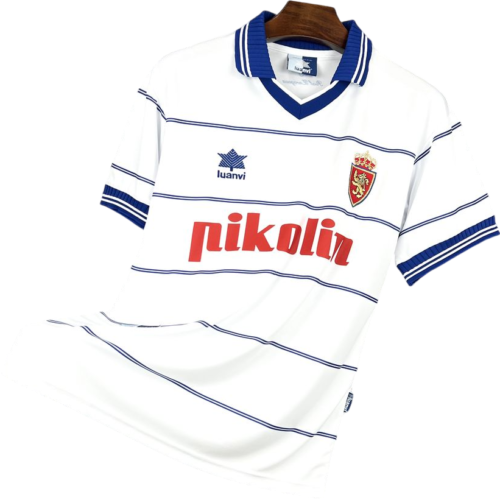 camiseta retro real zaragoza 2000-01 local