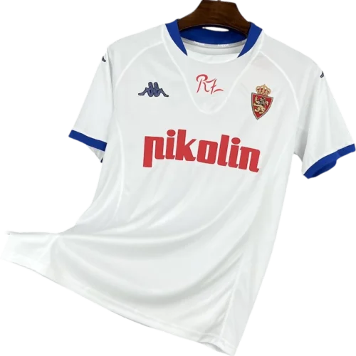 camiseta retro real zaragoza 2001-02 local
