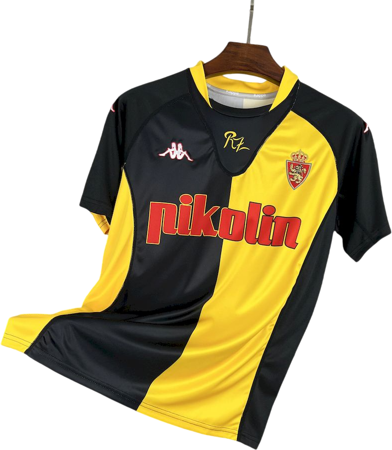 camiseta retro real zaragoza 2001-02 visitante
