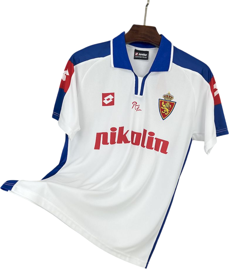 camiseta retro real zaragoza 2003-04 local