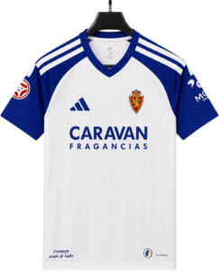 camiseta retro real zaragoza 2026-27 local
