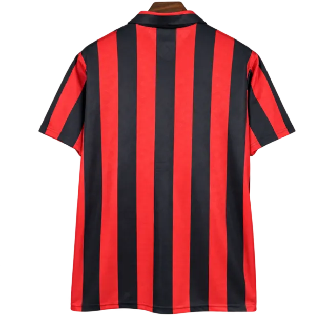 Camiseta AC Milan 1988-89 Local — Espalda