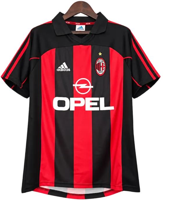 Camiseta AC Milan 2001-02 Local