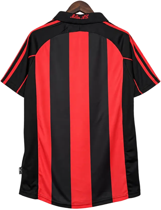 Camiseta AC Milan 2001-02 Local — Espalda