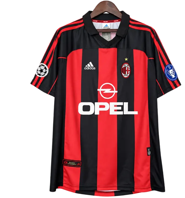 Camiseta AC Milan 2000-01 Local
