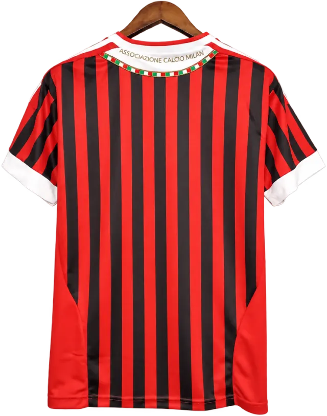 Camiseta AC Milan 2011-12 Local — Espalda
