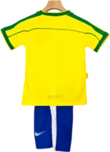 Camiseta Brasil 1998 Versión Infantil Local — Espalda