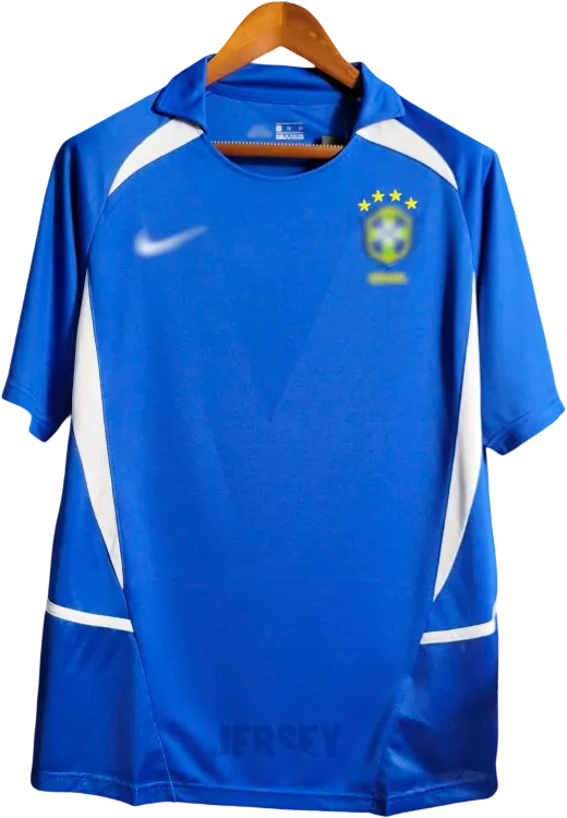 Camiseta Brasil 2002 Visitante