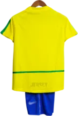 Camiseta Brasil 2002 Versión Infantil Local — Espalda