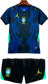 Camiseta Brasil 2026 Versión Infantil Visitante — Frente