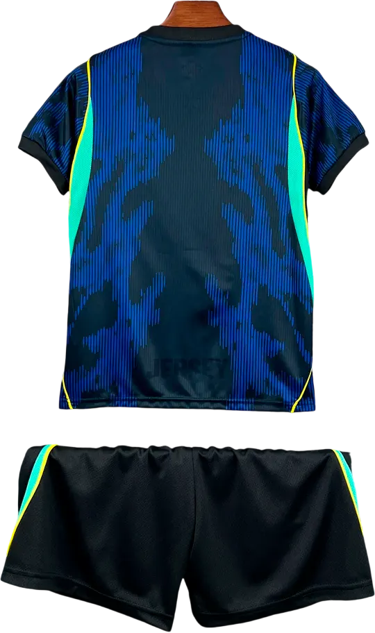 Camiseta Brasil 2026 Versión Infantil Visitante — Espalda