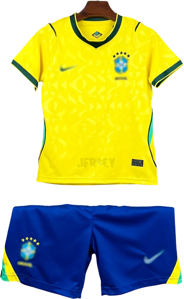 Camiseta Brasil 2026 Versión Infantil Local