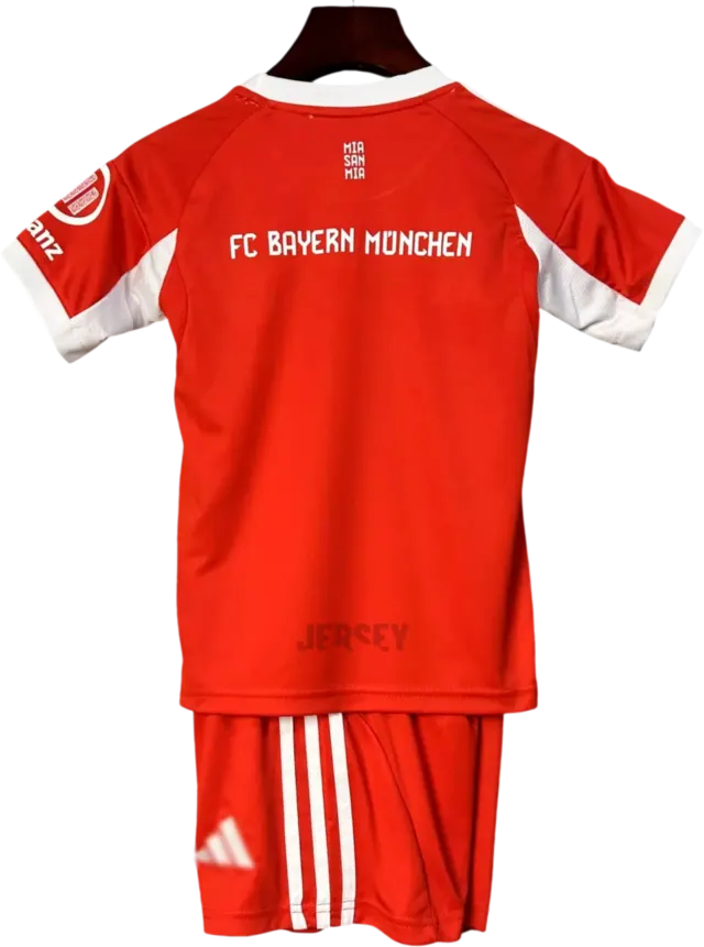 Camiseta Bayern Munich 2025-2026 Versión Infantil Local — Espalda