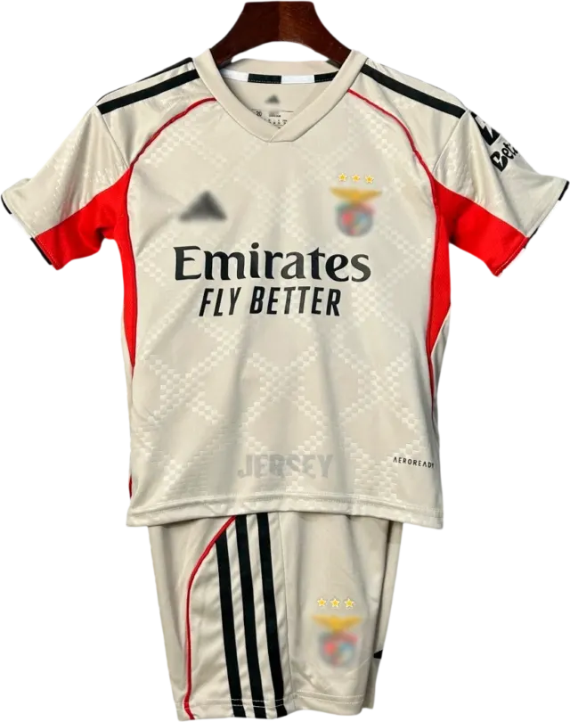 Camiseta Benfica 2025-2026 Versión Infantil Visitante