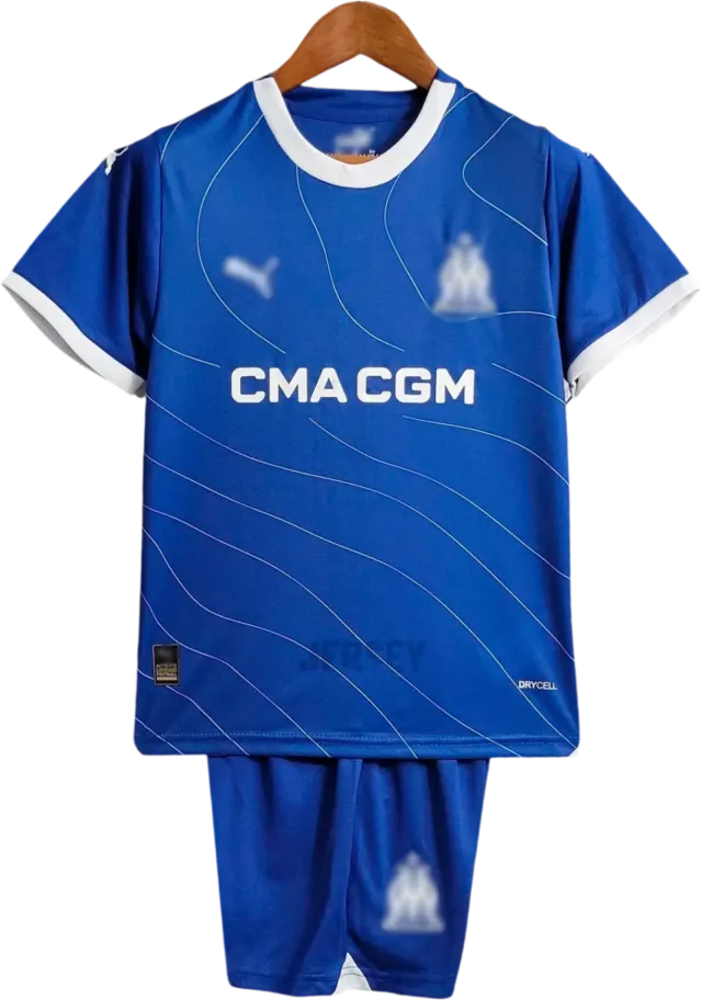 Camiseta Olympique Marseille 2023-2024 Versión Infantil Visitante