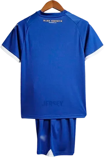 Camiseta Olympique Marseille 2023-2024 Versión Infantil Visitante — Espalda