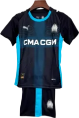 Camiseta Olympique Marseille 2025-2026 Versión Infantil Visitante — Frente