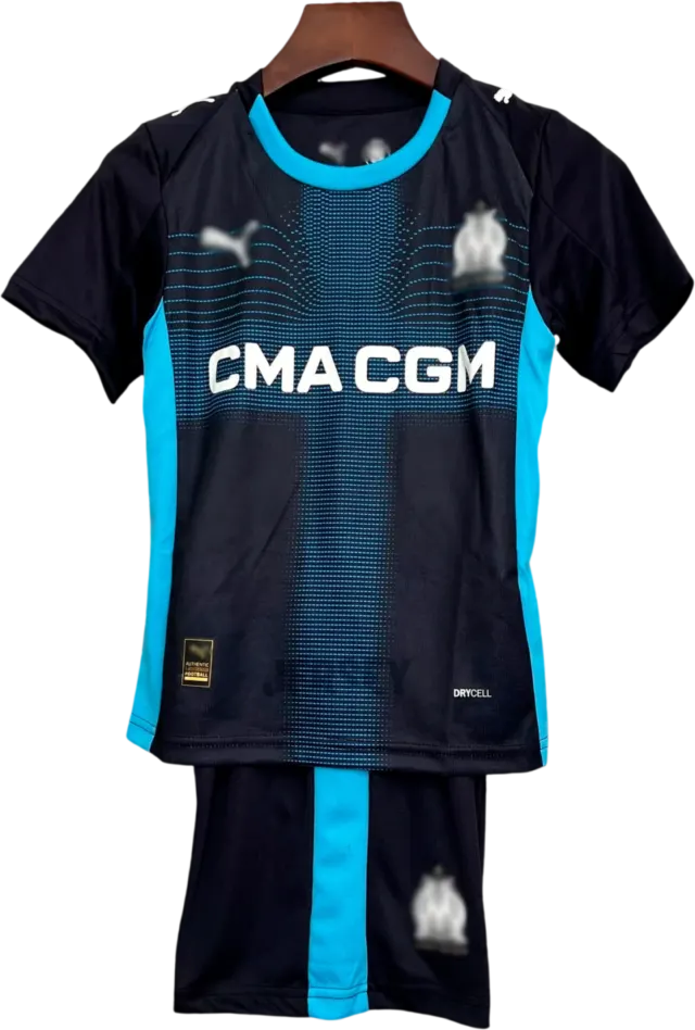 Camiseta Olympique Marseille 2025-2026 Versión Infantil Visitante