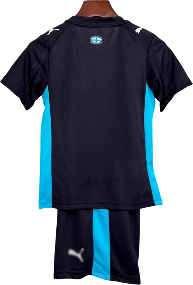 Camiseta Olympique Marseille 2025-2026 Versión Infantil Visitante — Espalda