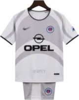Camiseta PSG 2001-2002 Versión Infantil Visitante — Frente