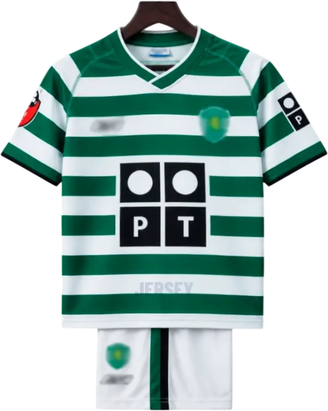 Camiseta Sporting CP 2003-2004 Versión Infantil Local