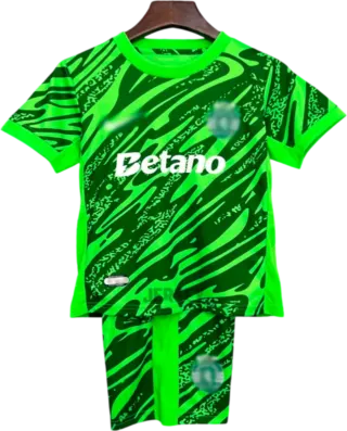 Camiseta Sporting CP 2025-2026 Versión Infantil Visitante Portero