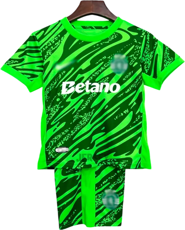 Camiseta Sporting CP 2025-2026 Versión Infantil Visitante Portero