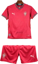 Camiseta Portugal 2026 Versión Infantil Local — Frente