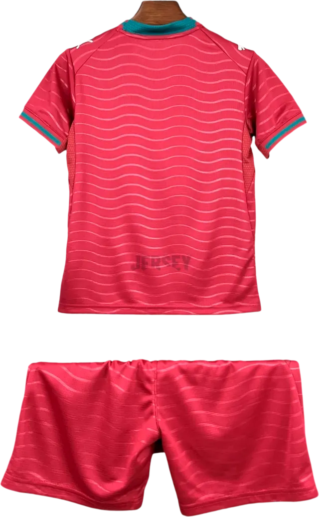 Camiseta Portugal 2026 Versión Infantil Local — Espalda