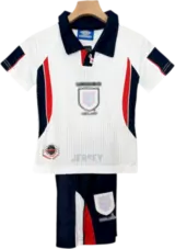 Camiseta Inglaterra 1998 Versión Infantil Local — Frente