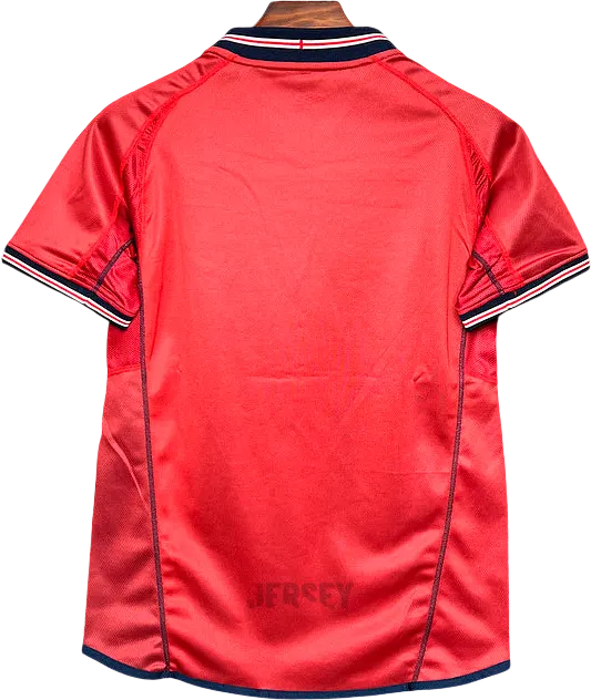 Camiseta Inglaterra 2002 Visitante — Espalda
