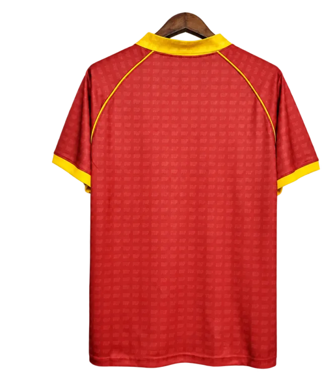 Camiseta Roma 1990-91 Local — Espalda